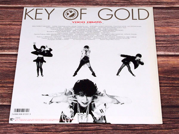 B60881●国内 LP レコード『key of gold 小幡洋子』（中古 pops 良品＋）B60881●国内 LP レコード『key of gold 小幡洋子』（中古 pops 良品＋）